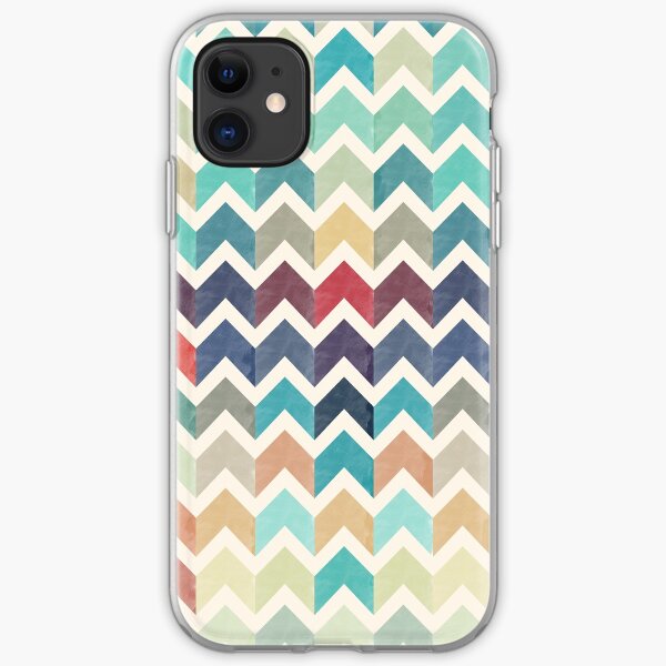 Watercolor Chevron Pattern iPhone Soft Case