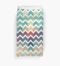 Watercolor Chevron Pattern Bettbezug