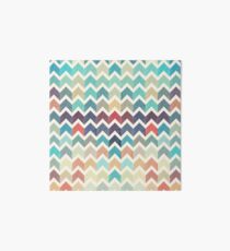 Watercolor Chevron Pattern Art Board