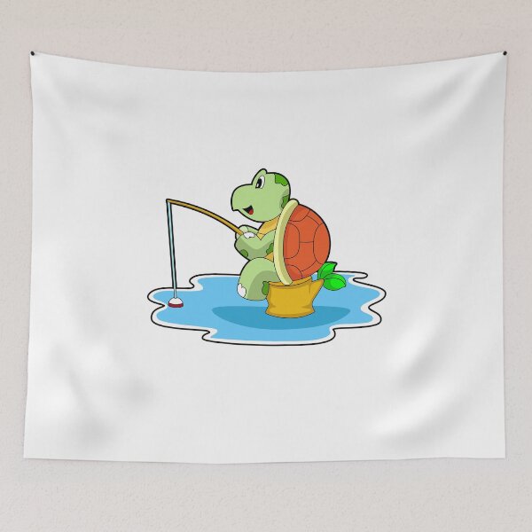 Item preview, Turtle Fisher Fishing rod Fish designed and sold by Snabdesign84.