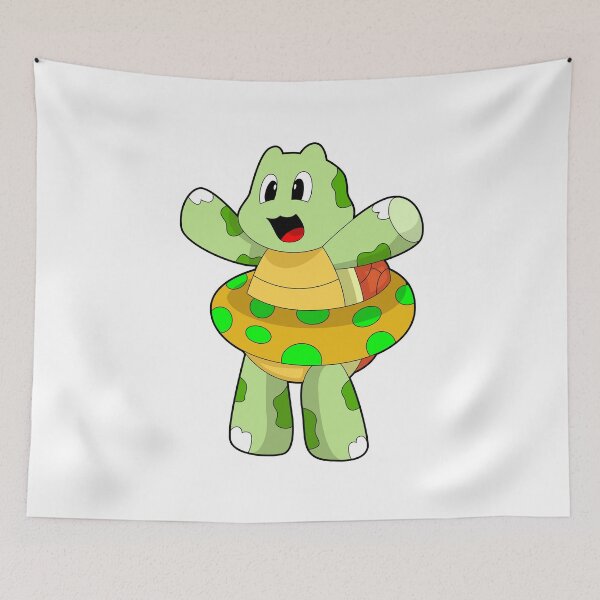 Item preview, Turtle Swimming Lifebuoy designed and sold by Snabdesign84.