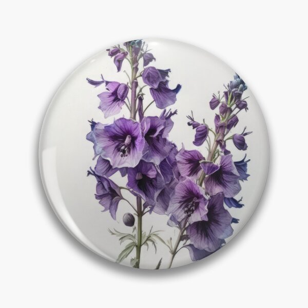 Item preview, Delphinium Flowers  designed and sold by Vanover Designs.