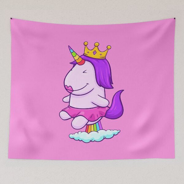 Item preview, Unicorn Princess Farting Rainbow designed and sold by rocketdandy.
