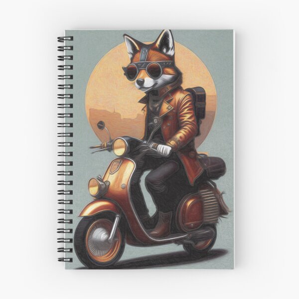 Artikelvorschau, Steam Punk Foxy Scooter Boy entworfen und verkauft von NikkiBear67.