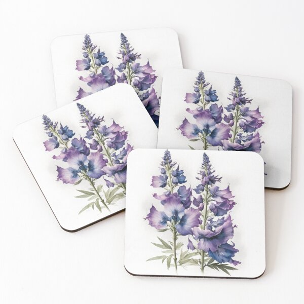 Item preview, Delphinium Flowers  designed and sold by Vanover Designs.
