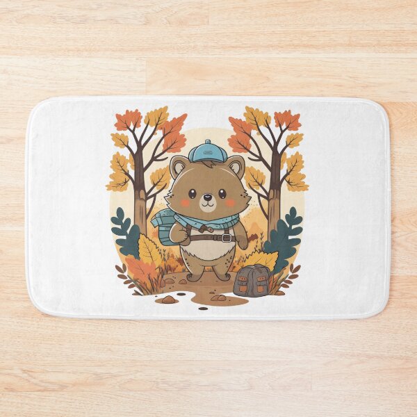 Item preview, Explorer kawaii baby bear in the forest designed and sold by fr4nk87.