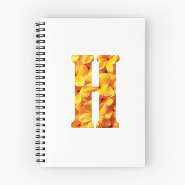 Artikelvorschau, H Botanical Monogram. Detailed YELLOW Flowers Drawing Sticker entworfen und verkauft von Cici-Chan.