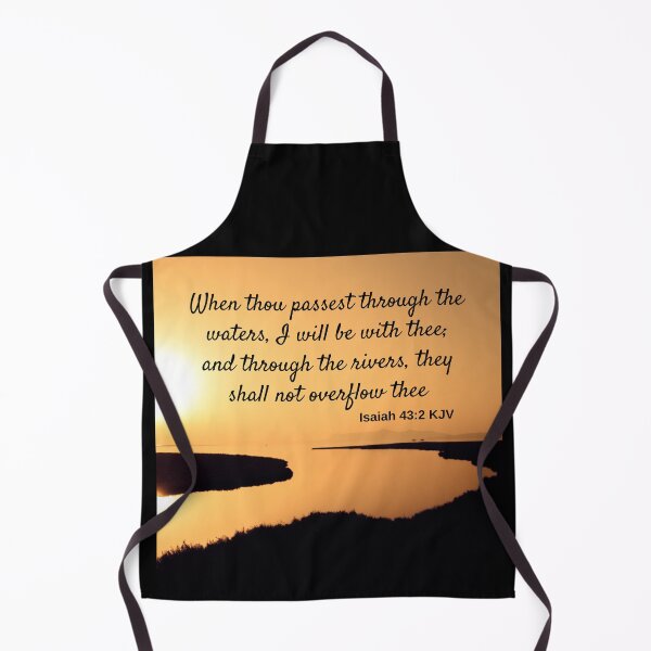 Item preview, Isaiah 43:2 King James Version Bible Verse: Water designed and sold by Caregiverology.