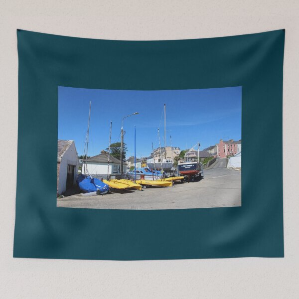 Item preview, Boathouse Moville pier Donegal Ireland designed and sold by eddiebarronshop.