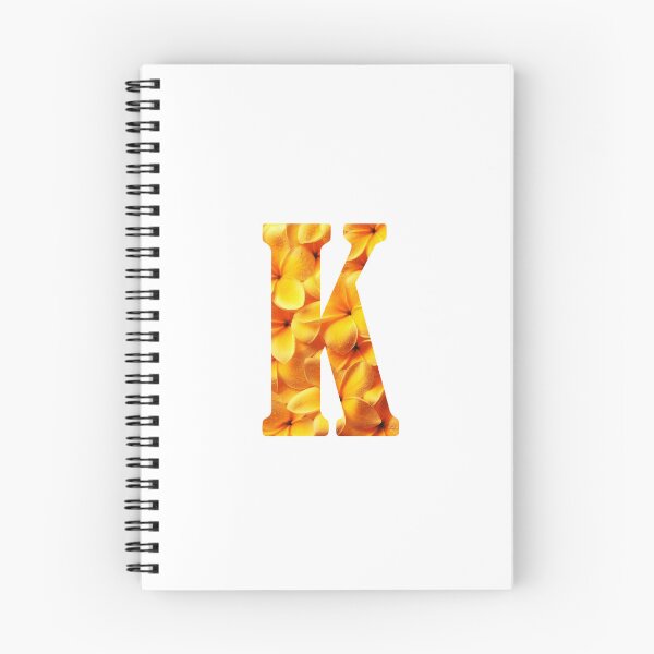 Artikelvorschau, K Botanical Monogram. Detailed YELLOW Flowers Drawing Sticker entworfen und verkauft von Cici-Chan.