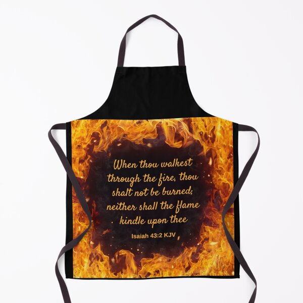 Item preview, Isaiah 43:2 King James Version Bible Verse: Fire designed and sold by Caregiverology.