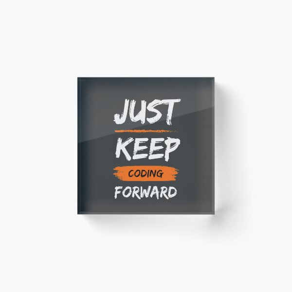 Item preview, Just keep coding forward designed and sold by ArduinoFactory.