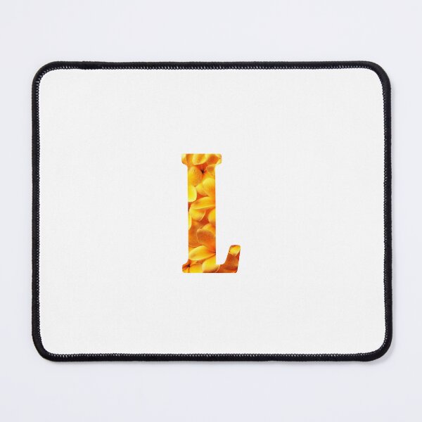 Artikelvorschau, L Botanical Monogram. Detailed YELLOW Flowers Drawing Sticker entworfen und verkauft von Cici-Chan.