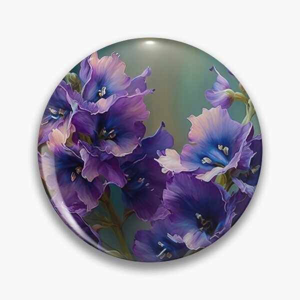 Item preview, Delphinium Flowers  designed and sold by Vanover Designs.