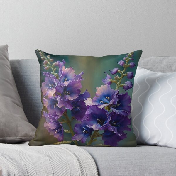 Item preview, Delphinium Flowers  designed and sold by Vanover Designs.