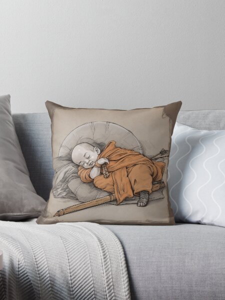 Item preview, A little chinese kung fu master sleep after training  designed and sold by libertepunk.