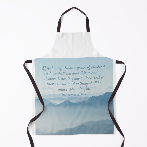 Item preview, Matthew 17:20 King James Version Bible Verse designed and sold by Caregiverology.