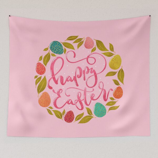 Item preview, Happy Easter Wreath designed and sold by RebeccaFlaherty.
