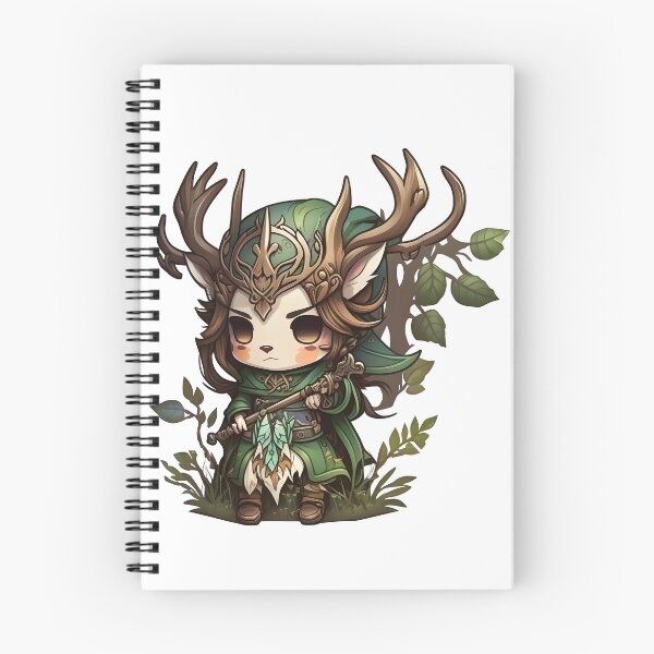 Item preview, Chibi Druid Deer designed and sold by ToxicDisign.