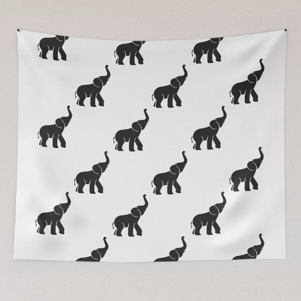Item preview, black elephants designed and sold by andrew JOHNSEN.