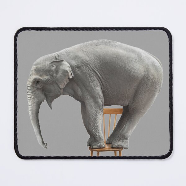 Item preview, Atychiphobia Illustration Elephant Afraid Of Mouse  designed and sold by Pebasfa.