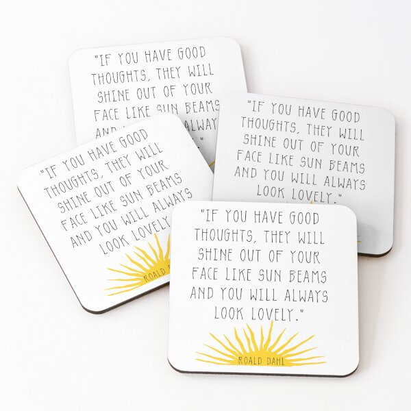 Item preview, good thoughts-roald dahl quote  designed and sold by sophiastewarta.