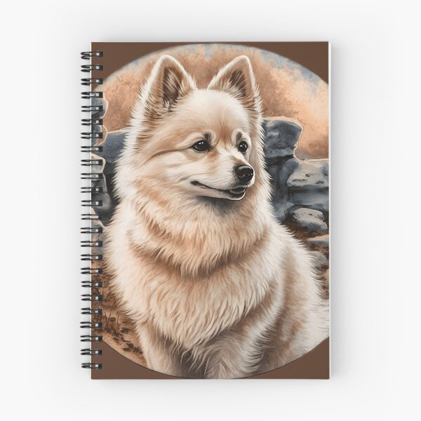 Item preview, Sand-Colored American Eskimo Dog designed and sold by DoggyDevotion.