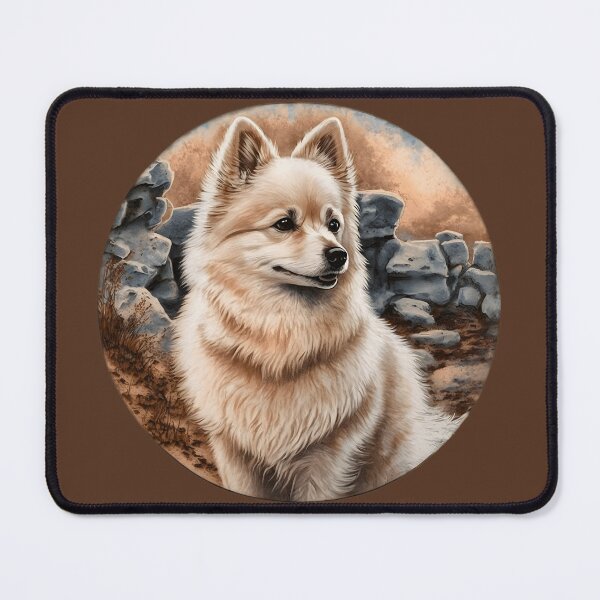 Item preview, Sand-Colored American Eskimo Dog designed and sold by DoggyDevotion.