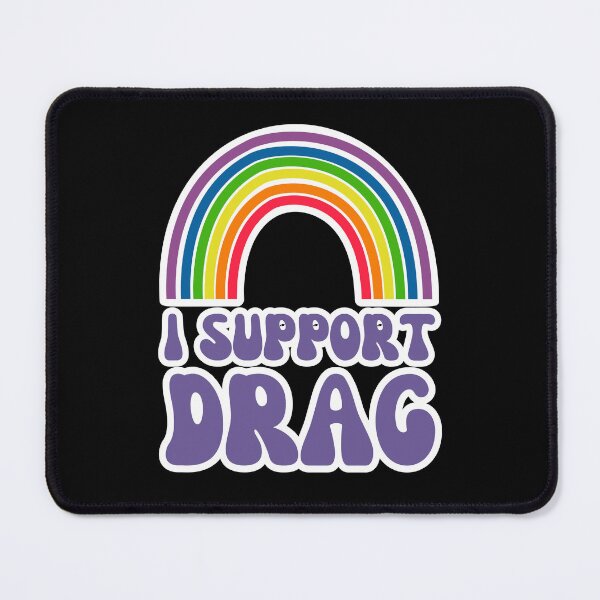 Aperçu de l'œuvre Je soutiens Drag, Drag The Bigotry Away, Support Local Drag Queens, More Drag Moins Guns, I Support Dra créée et vendue par throuplescorner.