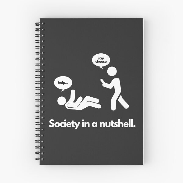 Item preview, Society in a nutshell. All about the views. designed and sold by Expressive Vision.