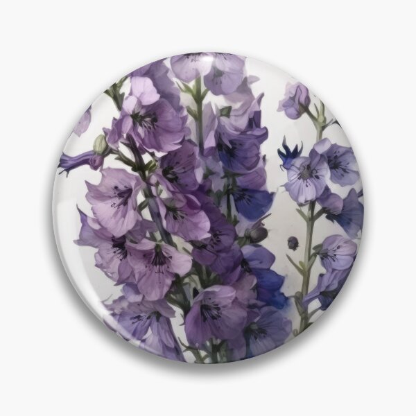 Item preview, Delphinium Flowers  designed and sold by Vanover Designs.