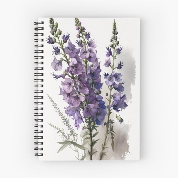 Item preview, Delphinium Flowers  designed and sold by Vanover Designs.