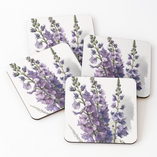 Item preview, Delphinium Flowers  designed and sold by Vanover Designs.