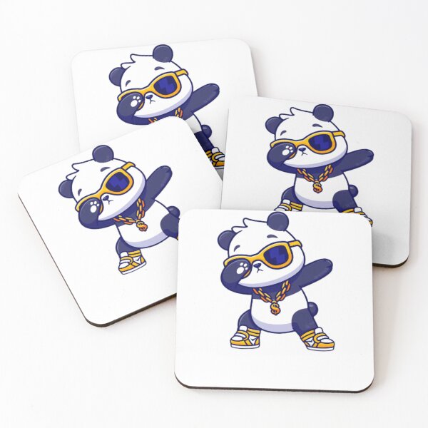 Item preview, Dabbing Panda with Gold Chain and Glasses designed and sold by TaibVVS.