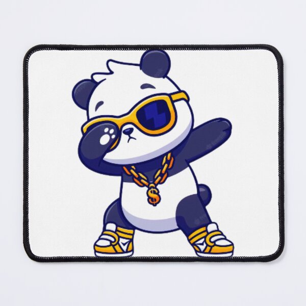 Item preview, Dabbing Panda with Gold Chain and Glasses designed and sold by TaibVVS.