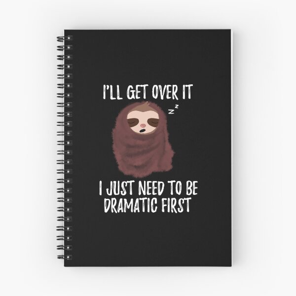 Item preview, I'll Get Over it I Just Need to Be Dramatic First Cute Sloth with blanket designed and sold by stayartsy07.