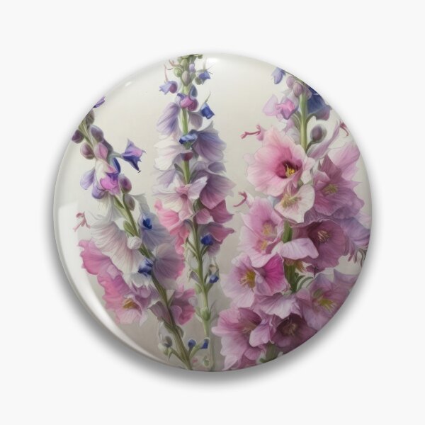 Item preview, Delphinium Flowers  designed and sold by Vanover Designs.