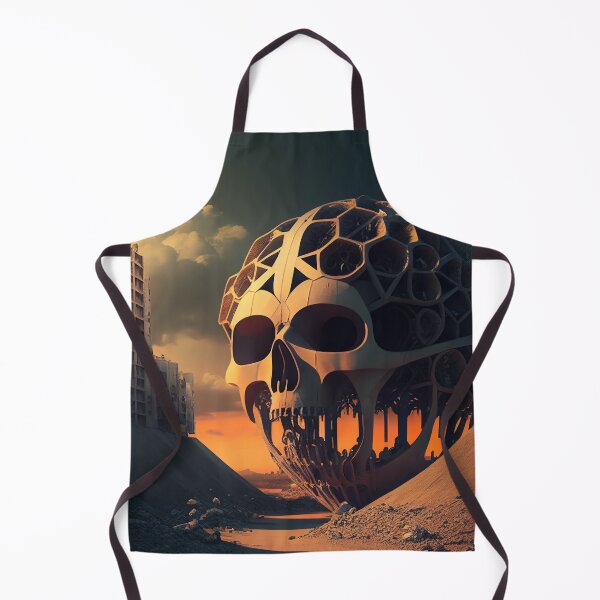 Item preview, Skull landscape art designed and sold by Simone Davino.
