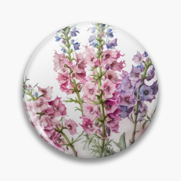 Item preview, Delphinium Flowers  designed and sold by Vanover Designs.