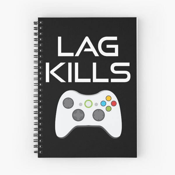 Item preview, Lag Kills Gamer designed and sold by NerdCatShop.