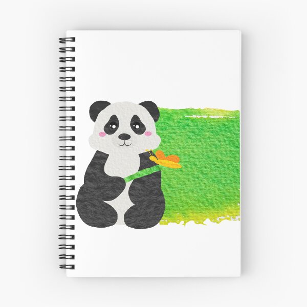 Artikelvorschau, Großer Panda mit einem Schmetterling entworfen und verkauft von Sintija Valucka.