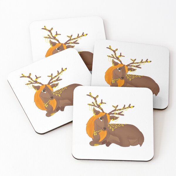Item preview, Sacred Deer Cartoon illustration designed and sold by troveprincess.