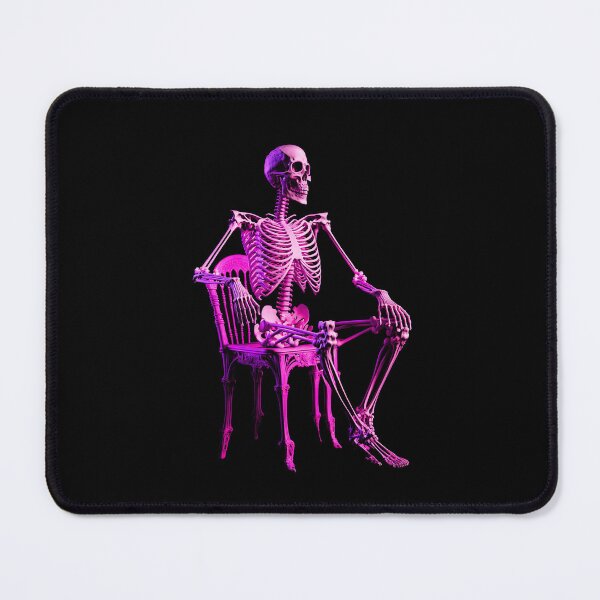 Item preview, Pink skeleton skull art designed and sold by Simone Davino.