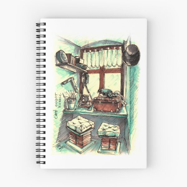Item preview, Vintage coffee shop art designed and sold by Lotusalchemy.