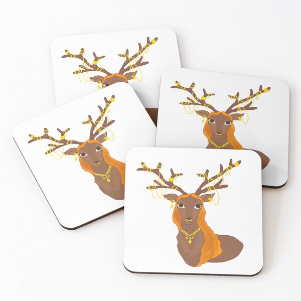 Item preview, Sacred Deer Cartoon designed and sold by troveprincess.