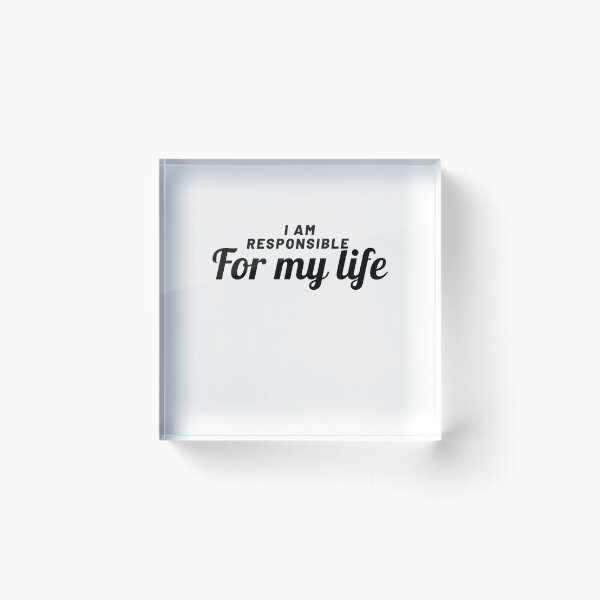 Item preview, I am responsible for my life tshirt designed and sold by Eugenie974.