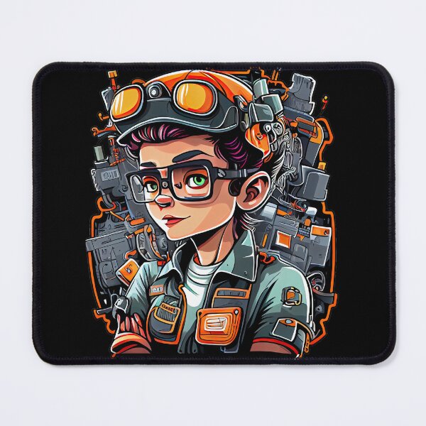 Item preview, Cool Cartoon Crazy Engineer designed and sold by Piotrek0001.
