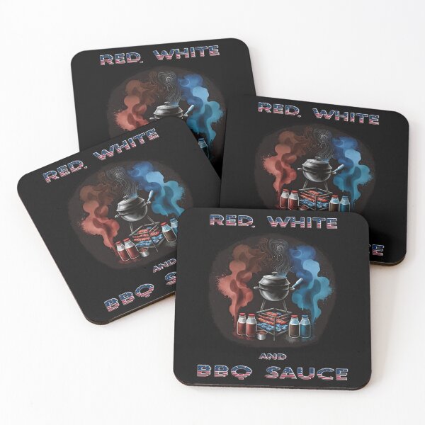 Item preview, Red, White, and BBQ Sauce - A 4th Of July Design designed and sold by Mindful-Designs.