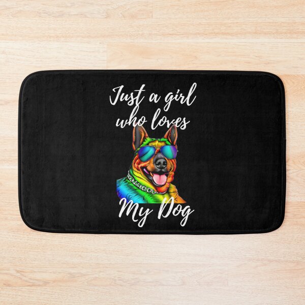 Item preview, Just a girl who loves my dog, dog owner designed and sold by AspectArtWorks.