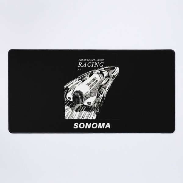 Item preview, I can't we're racing at Sonoma, California, USA - Motorsport Car Racing Raceway Vintage Poster designed and sold by Vintage-TM.